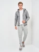 Толстовка на молнии мужская Joma Campus Iii 101590.250 XL Серая с принтом (8424309044404) - изображение 9