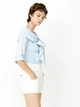 Блуза Only 117353504 XS (91213XS) Голубой - изображение 3