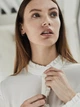 Рубашка Vero Moda 317305504 S (91138S) Белый - изображение 4