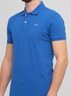 Футболка-поло для чоловіків однотонна La Martina 100631-2 XL (89975XL) Синій - зображення 3