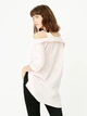 Сорочка з відкритими плечима Only 117204503 XL (91169XL) Рожевий - зображення 2