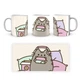 Чашка с принтом Pusheen Пушин геймер РС.02.382 Кружка керамическая 0,33 - изображение 4