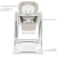 Детский стульчик для кормления El Camino ME 1087 SWAN Latte (ME 1087 SWAN Latte) - изображение 3