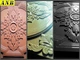Гибкая полиуретановая форма для изготовления декоративных гипсовых 3D панелей A.N.B. "БОНИФАЧО" - 500х500х20мм - изображение 1