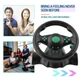 Игровой руль с педалями 3в1USB Vibration Steering Whee технологя Vibration Feedback l PS3/PS2/PC Xbox 360 черный (Li-192650) - зображення 3