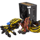 Блок питания 1stCharger 1ST1800W, APFC, 14cm fan, Gold, OEM - изображение 4