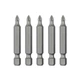 Комплект насадок викруткових PH1 1/4" * 50 мм, ACR, S2, уп. 5 од., STORM INTERTOOL VT-0201 - изображение 3