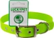 Ошейник из водонепроницаемой ленты Lucky pet 2.5 см 30-40 см Салатовый (216966) - изображение 1