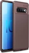 Чехол-накладка TOTO TPU Carbon Fiber 1,5mm Case Samsung Galaxy S10 Coffee - изображение 4