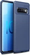 Чохол-накладка TOTO TPU Carbon Fiber 1,5mm Case Samsung Galaxy S10 Dark Blue - зображення 4