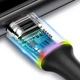 Кабель Baseus halo data cable USB For Micro 3A 0.5m Black - изображение 9