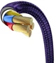 Кабель Baseus Iridescent Lamp Mobile Game Cable USB For iP 2.4A 1m Purple - изображение 10