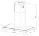 Вытяжка кухонная Zirtal - GT 90 BL - изображение 2