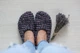 Вязаные тапочки для дома Madana Studio "Лаванда" 38/39рр - изображение 2