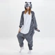 Пижама Кигуруми Kigurumi Волк Для Детей И Подростков Серый 175-182 см. (1065/1) - изображение 3