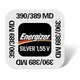 Батарейка ENERGIZER Silver Oxide V390/V389 SR1130W/SR54 (AG10) - изображение 2