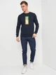 Свитшот мужской Tommy Jeans 10816.1 2XL Темно-синий - изображение 3