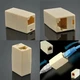 З'єднувач крученої пари RJ45 Джойнер RJ45 Cat5e Cat6 (15032142110) - зображення 2