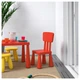Дитячий стілець MAMMUT IKEA 403.653.66 червоний - зображення 5