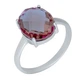 Серебряное кольцо с Султанит султанитом 4.125ct, вес изделия 2,75 гр (1948583) - изображение 1