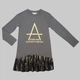 Платье Deloras 29867 серый 140 - изображение 1