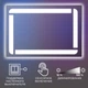Дзеркало у ванну IP67 з підсвічуванням Smart Mirror сенсорне Olbia SK 100х60см вологостійке - зображення 2