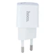 Мережевий Зарядний Пристрій Hoco N10 PD 20W Type-C to Lightning 3A Колір Бiлий - изображение 1