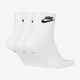 Набор носков Nike SK0110-101 U NK NSW EVRY ESSENTIAL ANKLE 34-38 3 пары Белый (193145890633) - изображение 2