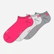 Носки Puma Unisex Sneaker Plain 90680712 35/38 3 пары Middle Grey Melange Pink (8718824271095) - изображение 2