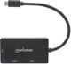 Перехідник-конвертер Manhattan USB 3.1 Type-C - HDMI/DVI-I/VGA 0.1 м (766623152983) - зображення 4