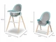 Стульчик для кормления 2в1 Lionelo Maya Green Turquoise - изображение 7