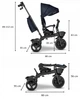 Велосипед трехколесный Lionelo Kori Blue navy - изображение 9