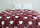 Плед Tag Tekstil велсофт (микрофибра) 160х220 см Сердце VL-ST08 - изображение 2