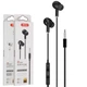 Наушники XO Music с микрофоном 3.5mm для Samsung/Xiaomi/Huawei/Meizu black - изображение 1