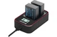 3-Pack DMW-BLC12 комплект из 2 аккумуляторов KingMa для Panasonic DMW-BLC12 и двойного зарядного устройства - изображение 2
