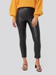 Брюки из искусственной кожи с высокой талией NA-KD 1100001892 L (83933L) Черный - изображение 2