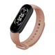 Фитнес браслет Smart Band M6 розовый (с акселерометром, гироскоком, будильником). Со сменными ремешками. - изображение 3