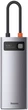 USB-хаб Baseus Metal Gleam Series 6-in-1 Type-C Gray (CAHUB-CW0G) - зображення 2