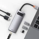 USB-хаб Baseus Metal Gleam Series 6-in-1 Type-C Gray (CAHUB-CW0G) - зображення 10