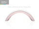 Лампа для манікюру SUN Nails сенсорна UV/LED 24W 15 світлодіодів 21см Біло-рожева (9S) - зображення 9