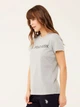 Футболка нательная женская U.S. Polo Assn 16595 S Серый меланж (8680557326888) - изображение 3