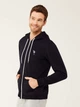 Толстовка на блискавці чоловіча U.S. Polo Assn 18469 2XL Темно-синя (8680557330373) - зображення 2