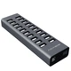 USB-хаб концентратор Acasis H037 на 20 USB портів Сірий - зображення 1