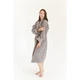 Халат махровый Lotus Home - Nella grey S/M (svt-2000022289672) - изображение 6