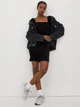 Платье короткое летнее женское H&M 0934246 XS Черное (KAY2000001238325) - изображение 1