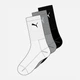 Набор женских носков высоких хлопковых Puma Sport 3-Pack 88035510 35-38 3 пары White/Grey/Black (8713537645652) - изображение 2