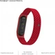 Ремешок для фитнес браслета Armorstandart Braided Solo Loop для Xiaomi Mi Band 4/5/6 Red size S (ARM59182) - изображение 5