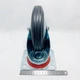 Ролик мебельный SIGMA колесо D160, прорезиненный на металлической платформе с тормозом - изображение 3