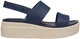 Жіночі сандалі CROCS women's Brooklyn Low Wedge 39 синій/беж 206453 - зображення 5
