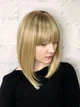Перука Hairin Heaven CXD772 тон YF8/Y927 боб каре пшеничний блонд термостійке волокно - зображення 6
